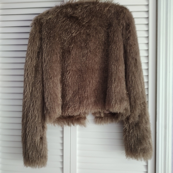 Ya Los Angeles silky feel fuzzy jacket - Picture 5 of 11